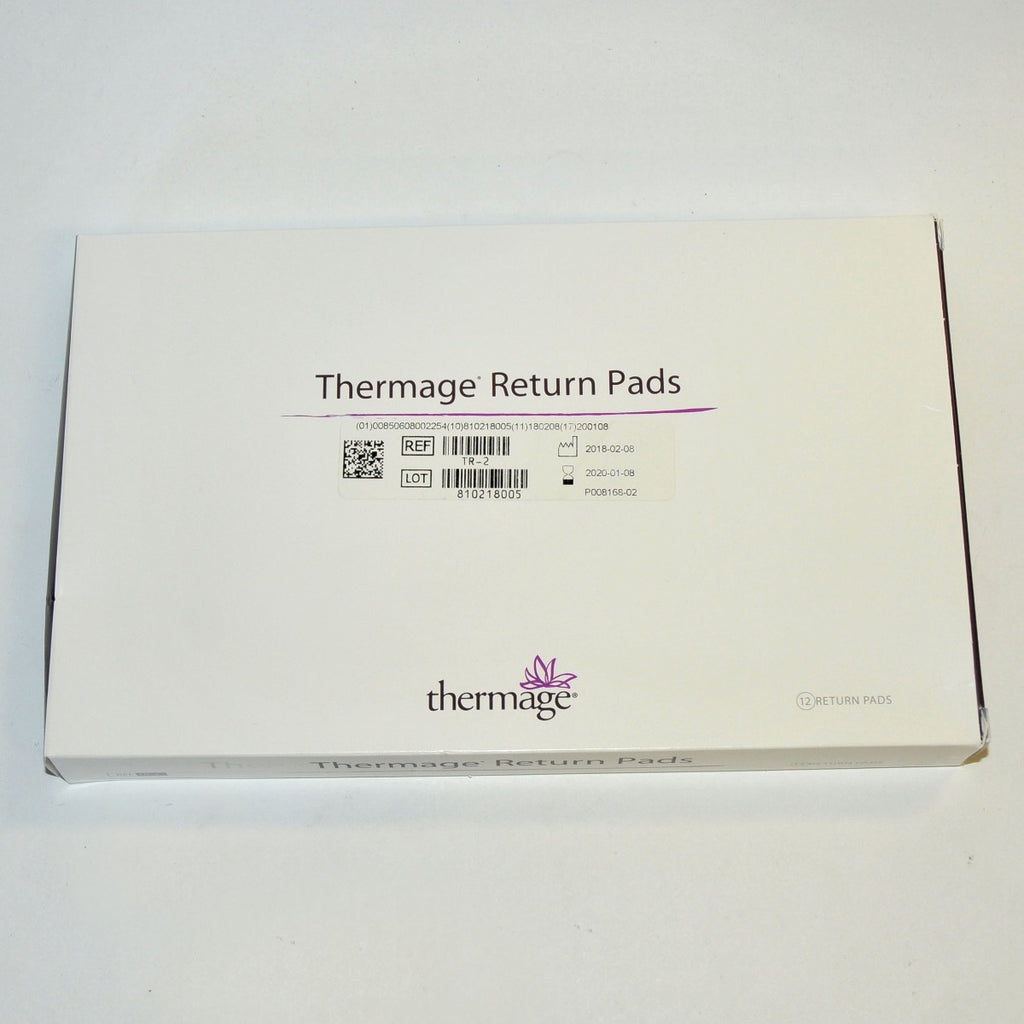 Solta Medical THERMAGE RETURN PADS TR-2 Exp 01/2020 12 PER BOX