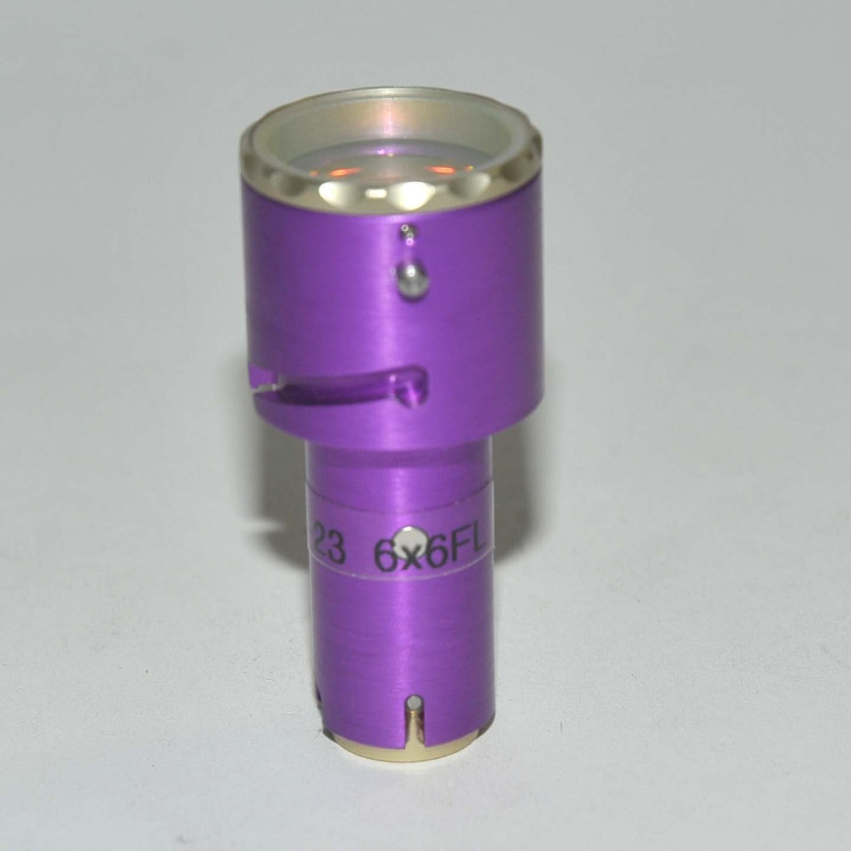 Palomar StarLux 500 Laser 2940 Replacement Lens Tip 098372-23 6x6FL Purple Optic