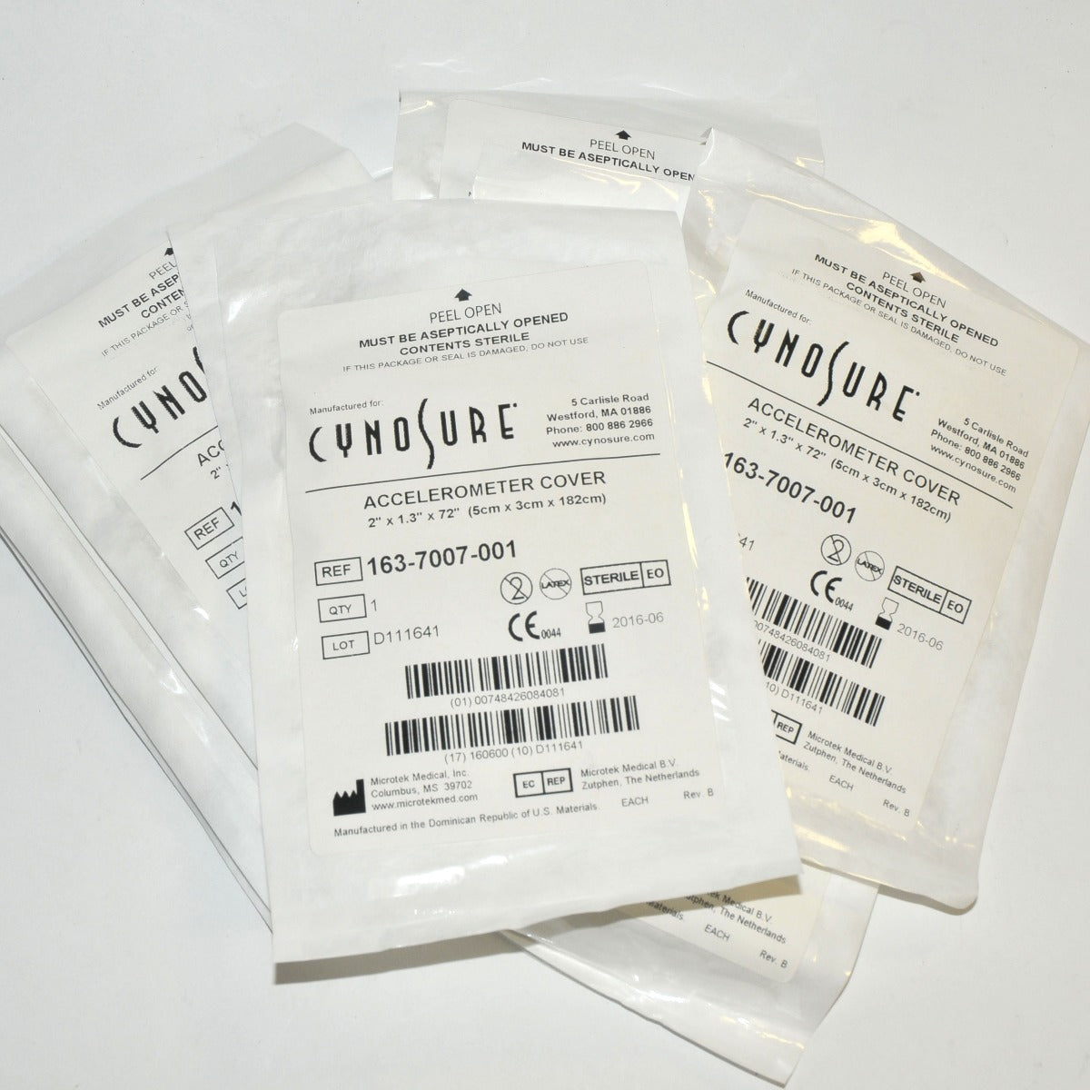 CYNOSURE Accelerometer Cover SmartLipo 10 COUNT P/N: 163-7007-001
