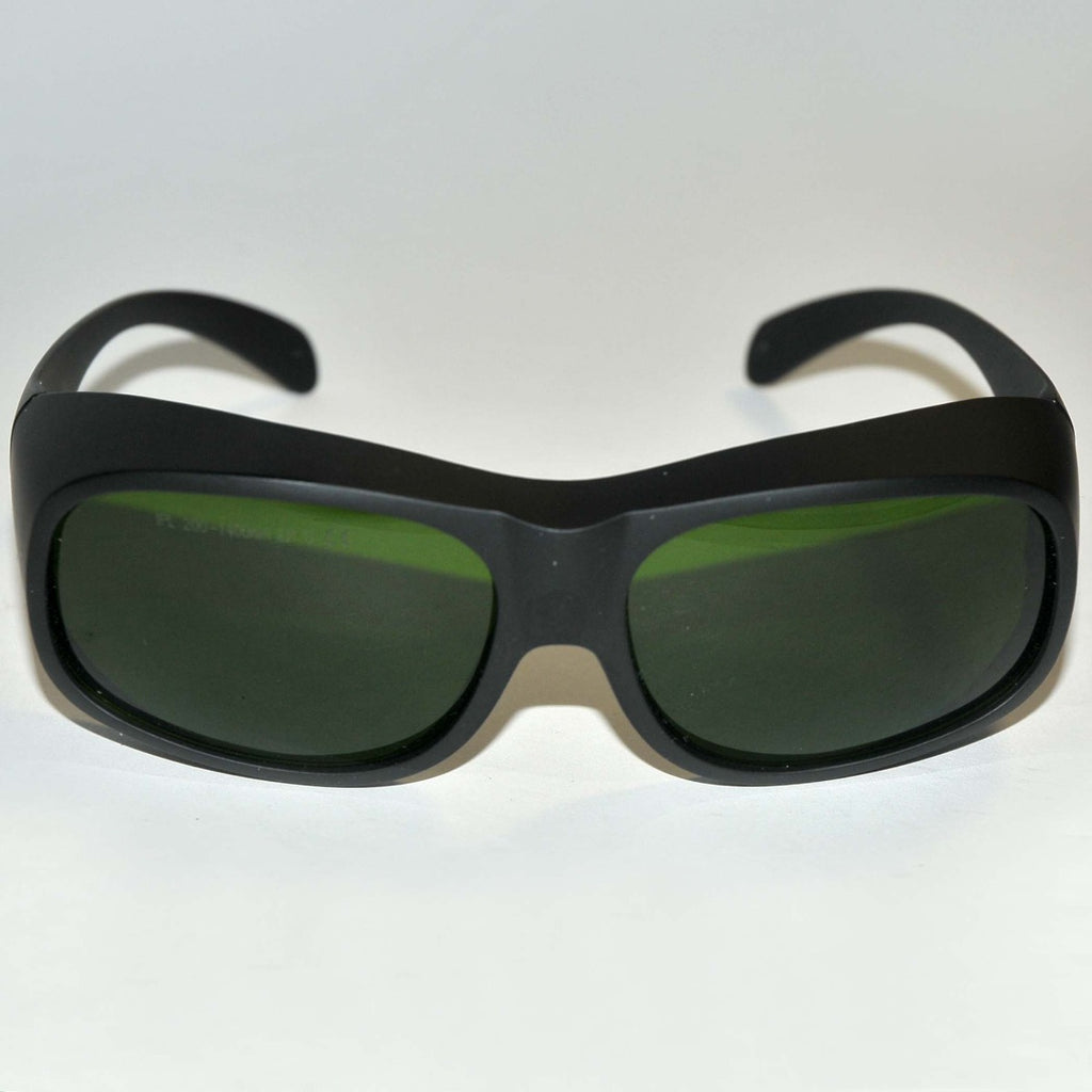 IPL Laser Operator Safety Glasses Eyewear 200-1400nm LP S Green Tint Black Frame