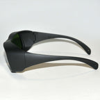 IPL Laser Operator Safety Glasses Eyewear 200-1400nm LP S Green Tint Black Frame