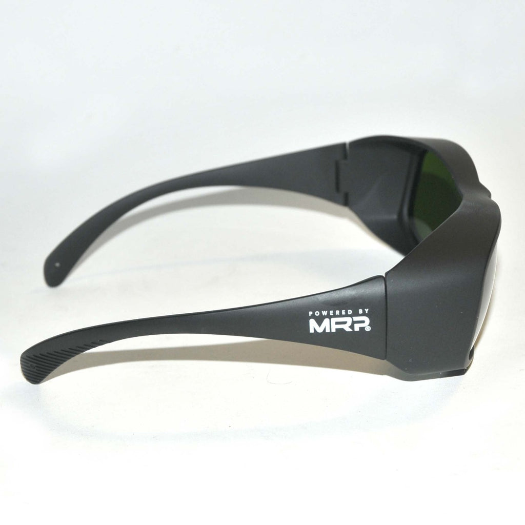 IPL Laser Operator Safety Glasses Eyewear 200-1400nm LP S Green Tint Black Frame