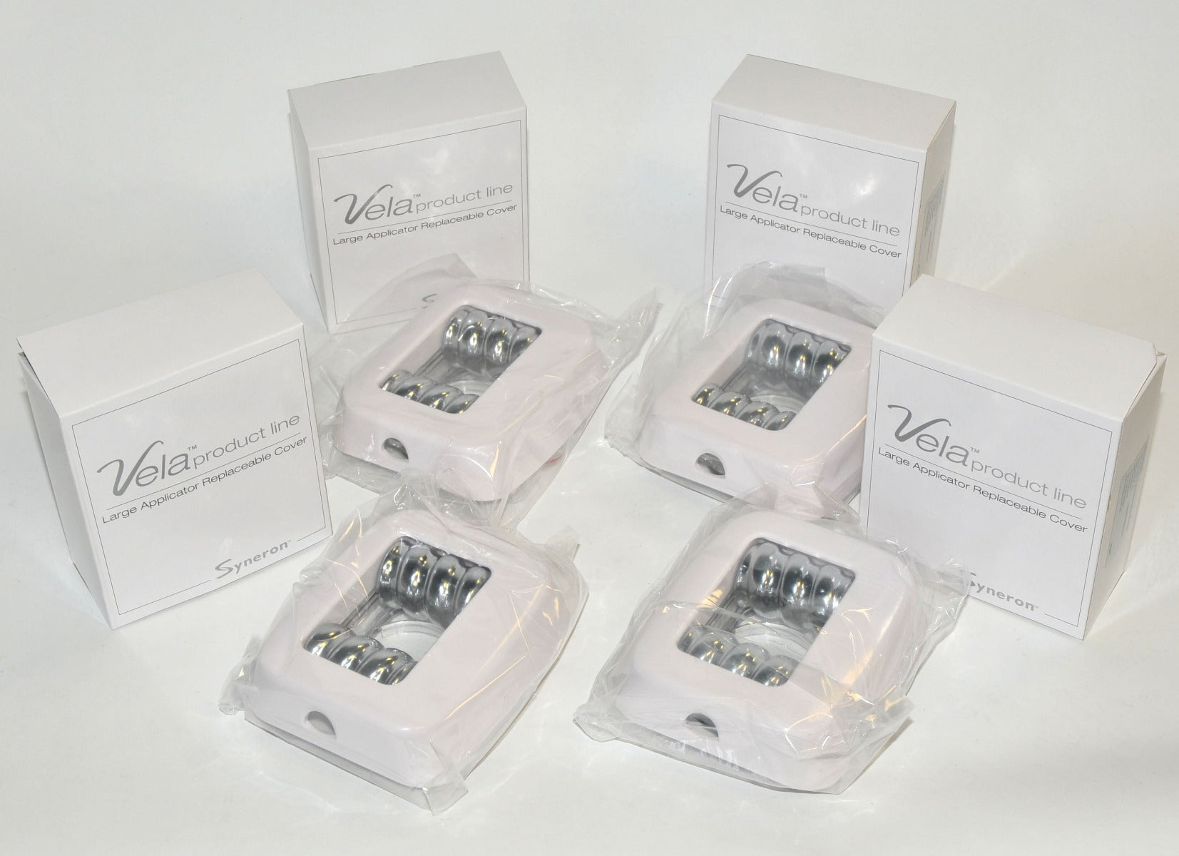Syneron Velashape II Large Applicator Handpiece Cover Tip Rollers AS64407 x4 Pcs