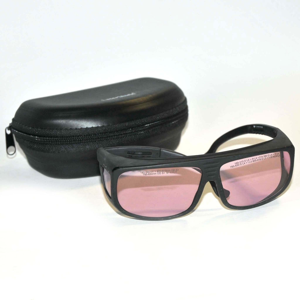 LaserShield Laser Operator Eyewear Safety PINK Lens Glasses 810 nm Diode NoIR