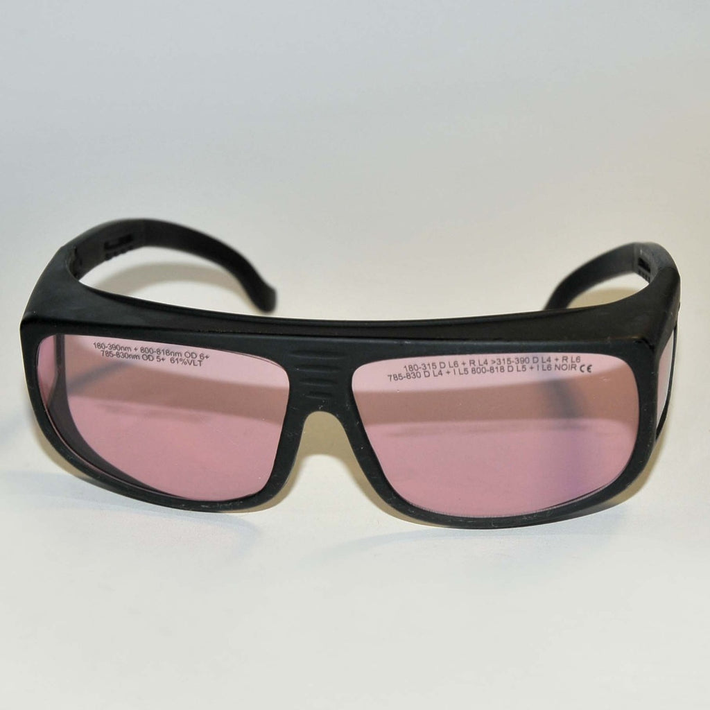 LaserShield Laser Operator Eyewear Safety PINK Lens Glasses 810 nm Diode NoIR