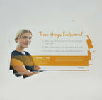 Cynosure Palomar PATIENT POSTCARD ThreeForMe Laser Wrinkle Skin Treatment x25Pcs