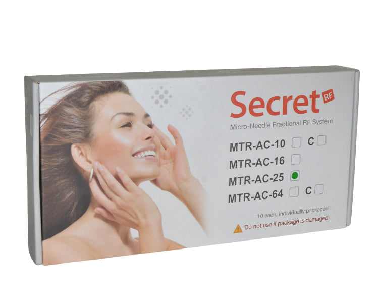 ilooda SecretRF MicroNeedle Secret RF Tip 25Pin MTR-AC-25 Non Insulated x9
