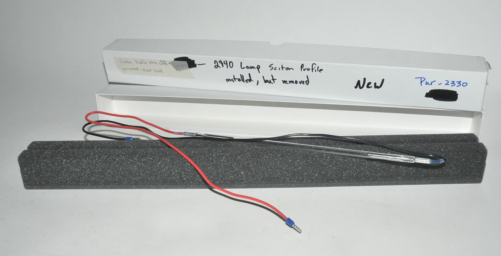 Sciton Profile 2940 nm Erbium Laser Handpiece Flashlamp Flash Lamp PARTS