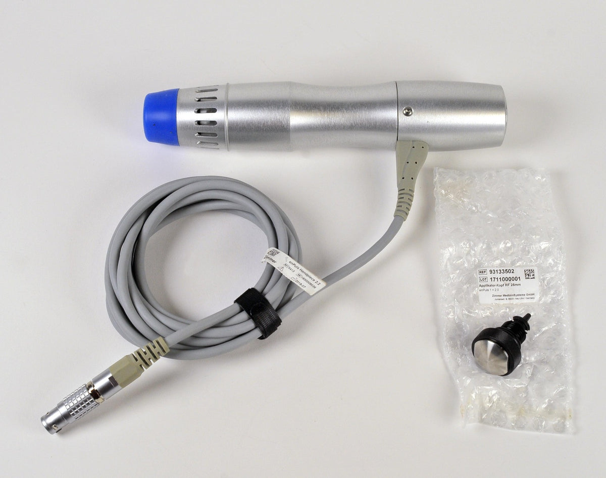 Zimmer ZWave Enpuls Handpiece 2.2 Radial Shockwave Therapy REF 5413 Hand Piece
