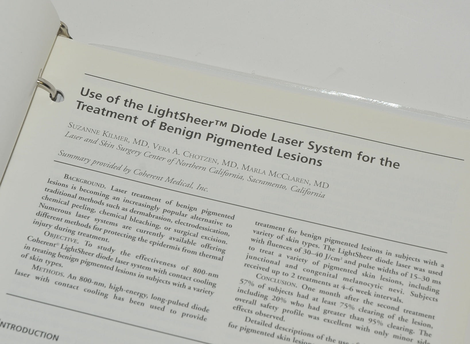 Lumenis Coherent LIGHTSHEER Diode Laser Hair Removal Guide Owner OPERATOR Guide