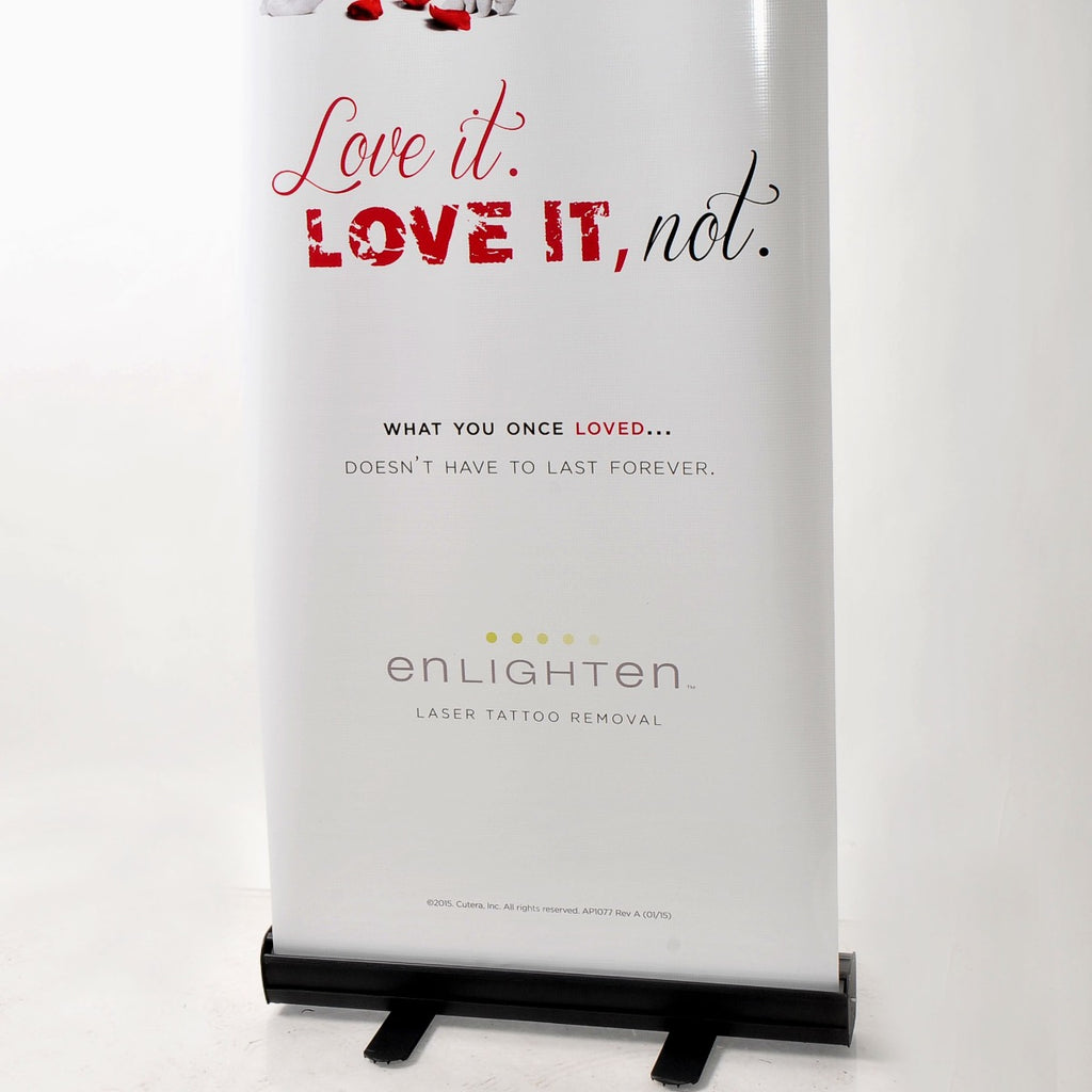 Cutera Enlighten Laser Tattoo Removal BANNER Marketing Office LOVE IT Not 24x82