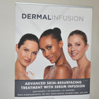 Envy Medical DermalInfusion Office BANNER Marketing Skin Treatment 33x82