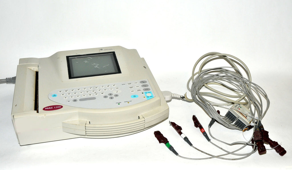MAC 1200 General Electric EKG Electrocardiograph GE MAC1200 101116823 2007