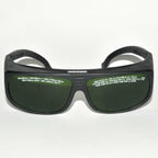 Laser Safety Glasses 810 Diode 1064 1440 YAG 1540 Erbium Green Tint Black Frame