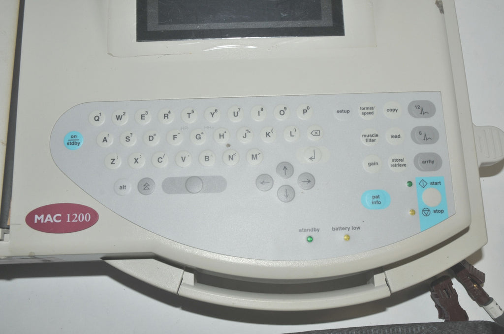 MAC 1200 General Electric EKG Electrocardiograph GE MAC1200 101116823 2007