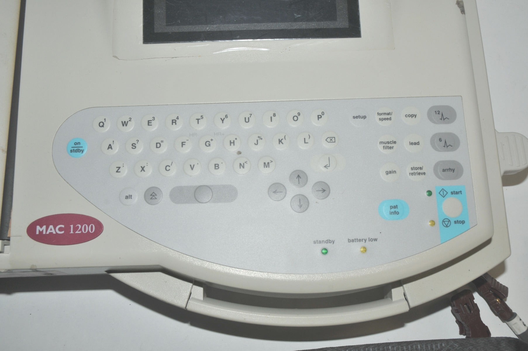 MAC 1200 General Electric EKG Electrocardiograph GE MAC1200 101116823 2007