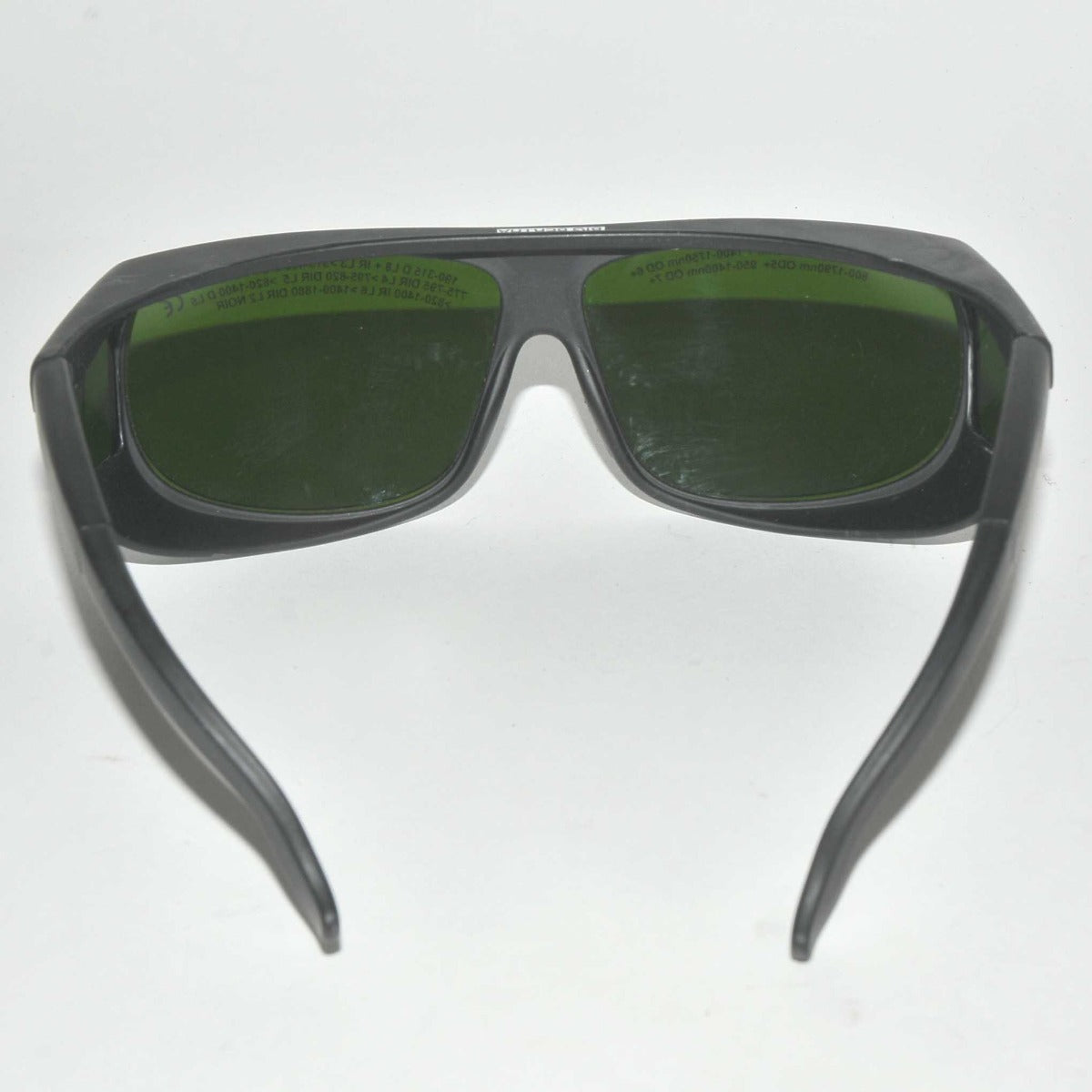 Laser Safety Glasses 810 Diode 1064 1440 YAG 1540 Erbium Green Tint Black Frame