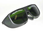 Laser Safety Glasses 810 Diode 1064 1440 YAG 1540 Erbium Green Tint Black Frame