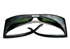 Laser Safety Glasses 810 Diode 1064 1440 YAG 1540 Erbium Green Tint Black Frame