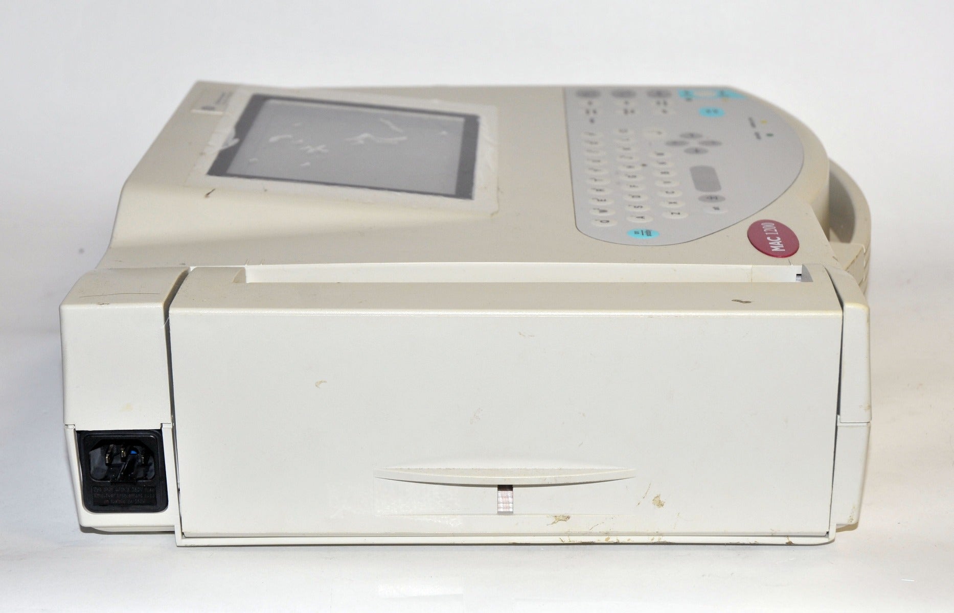 MAC 1200 General Electric EKG Electrocardiograph GE MAC1200 101116823 2007