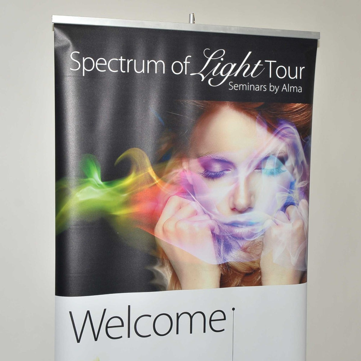 Alma Lasers Spectrum of Light Seminars Tour Trade Color BANNER Office Marketing