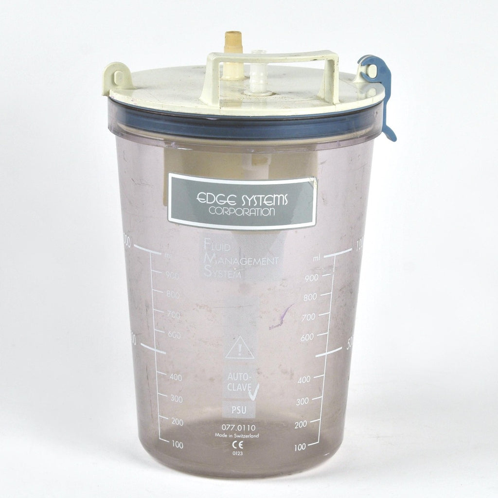 Edge Hydrafacial Fluid Collection Canister Cup 1000 ml Jar Autoclave 077.0110
