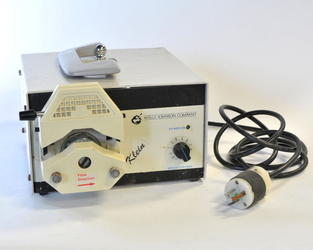 Wells Johnson Klein Peristaltic Anesthesia Infiltration Pump Single Head Console