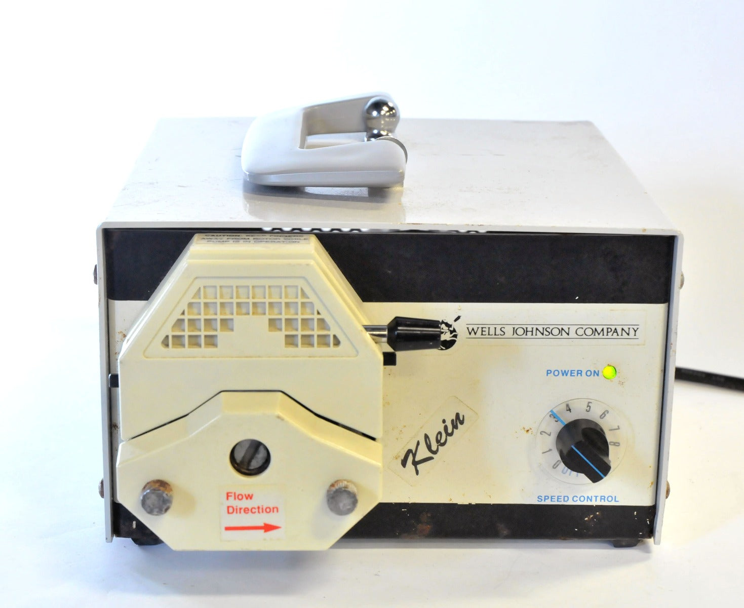 Wells Johnson Klein Peristaltic Anesthesia Infiltration Pump Single Head Console