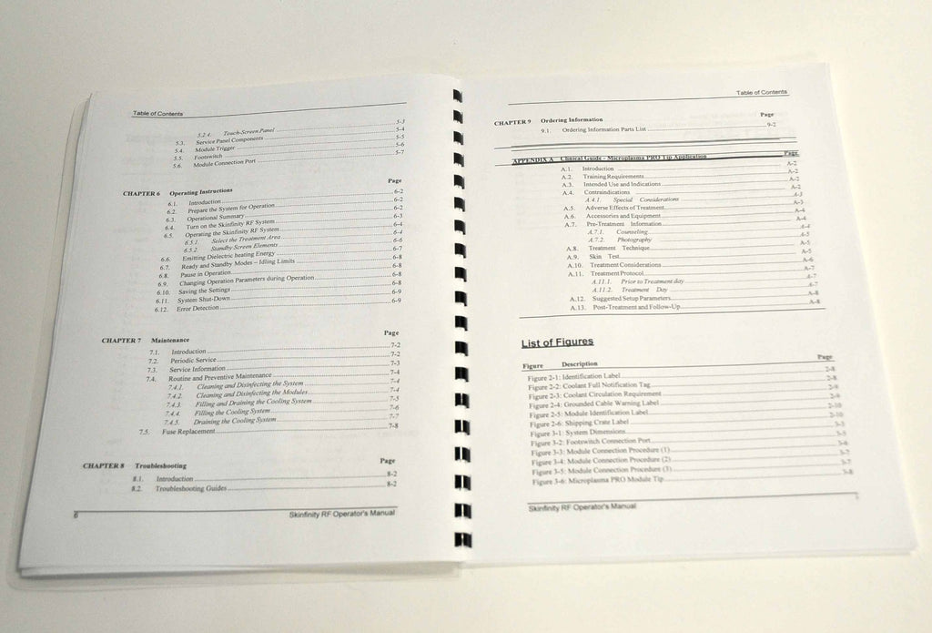 Skinfinity RadioFrequency Operator's Manual Microplasma PRO System User Guide RF