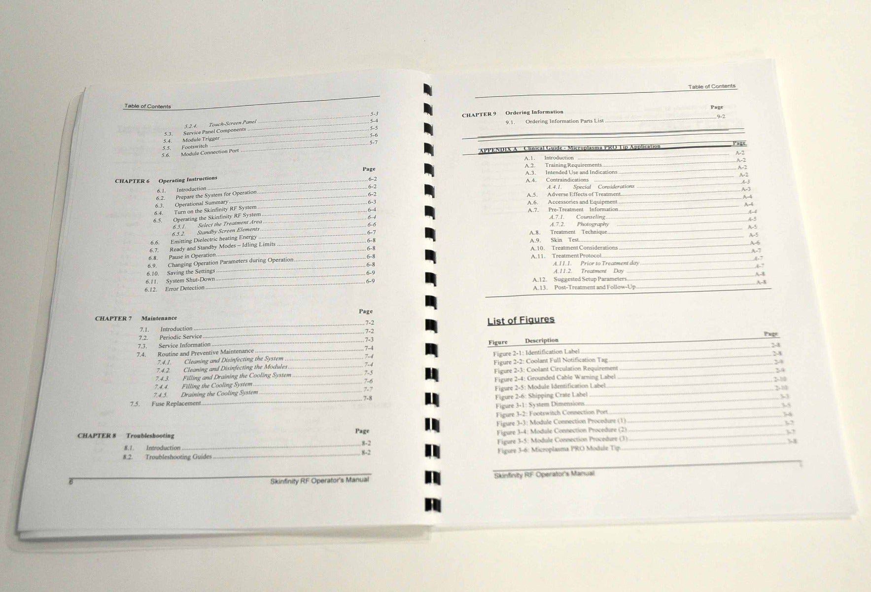 Skinfinity RadioFrequency Operator's Manual Microplasma PRO System User Guide RF