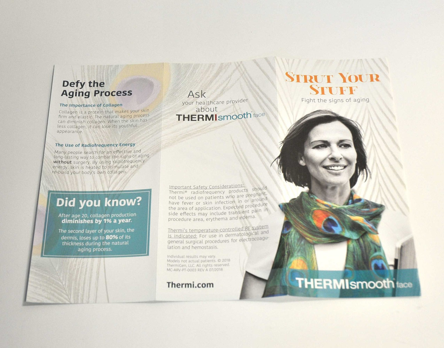 Thermi Aesthetics THERMIsmooth Strut Your Stuff Office Marketing Brochure x24Pc