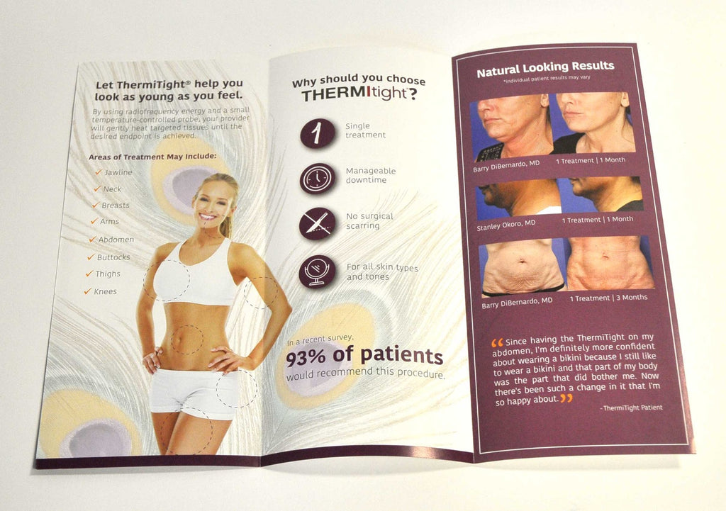 Thermi Aesthetics THERMItight Strut Your Stuff Office Marketing Brochure x25Pcs