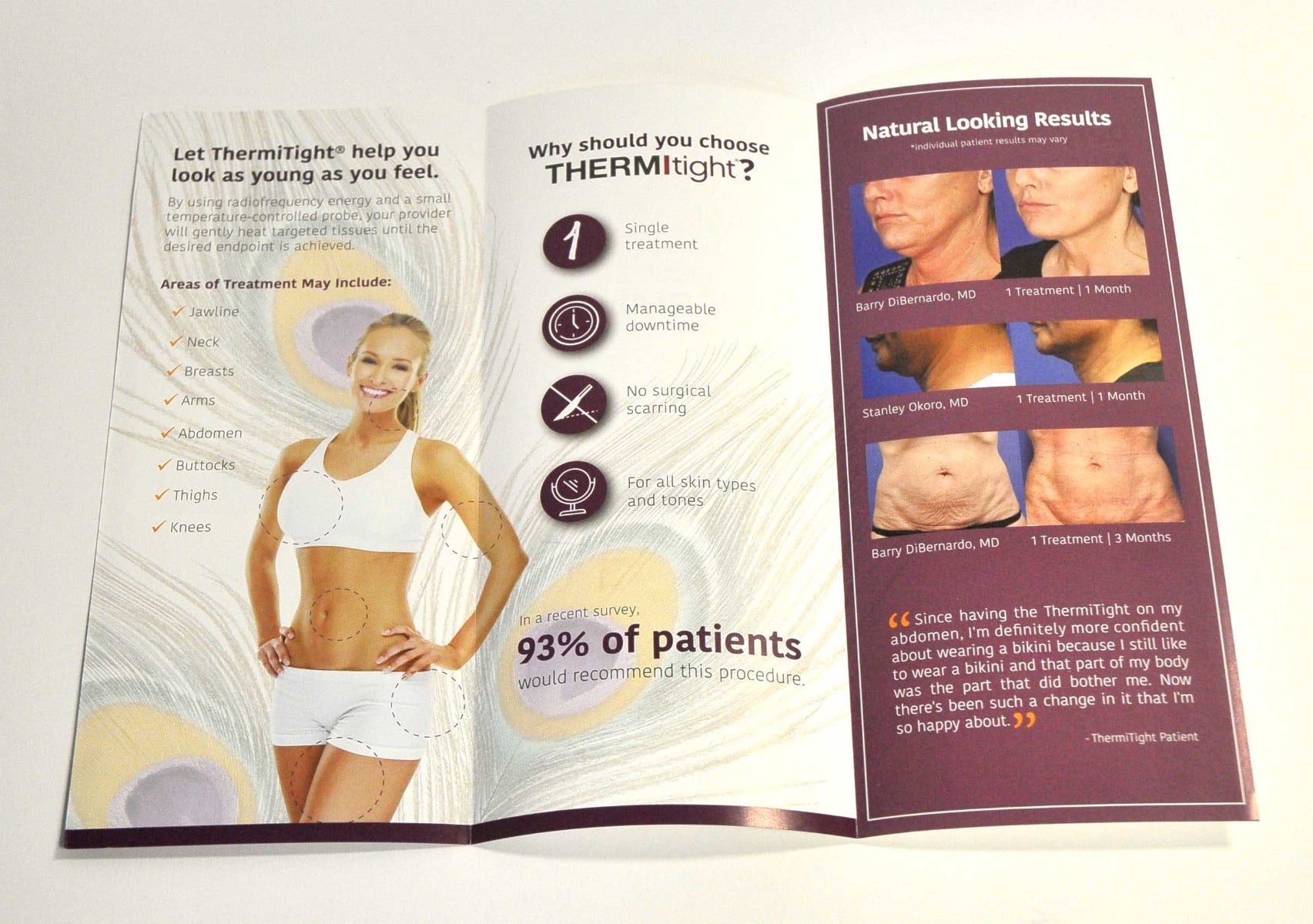 Thermi Aesthetics THERMItight Strut Your Stuff Office Marketing Brochure x25Pcs