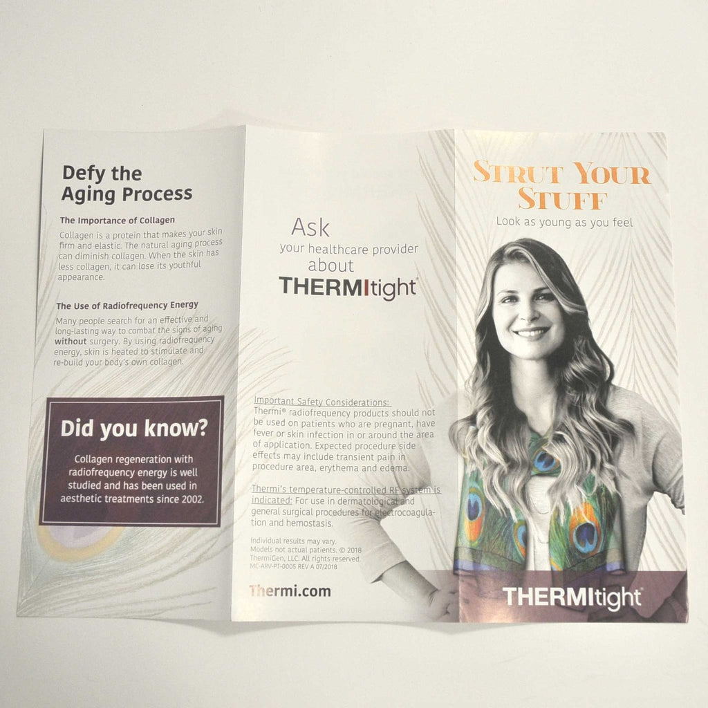 Thermi Aesthetics THERMItight Strut Your Stuff Office Marketing Brochure x25Pcs
