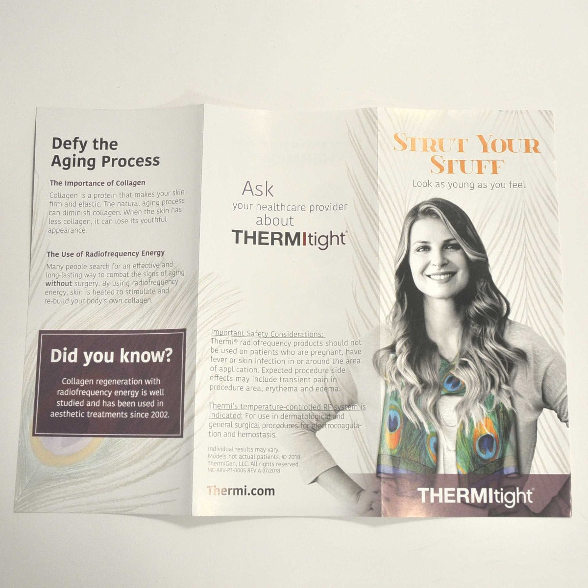 Thermi Aesthetics THERMItight Strut Your Stuff Office Marketing Brochure x25Pcs