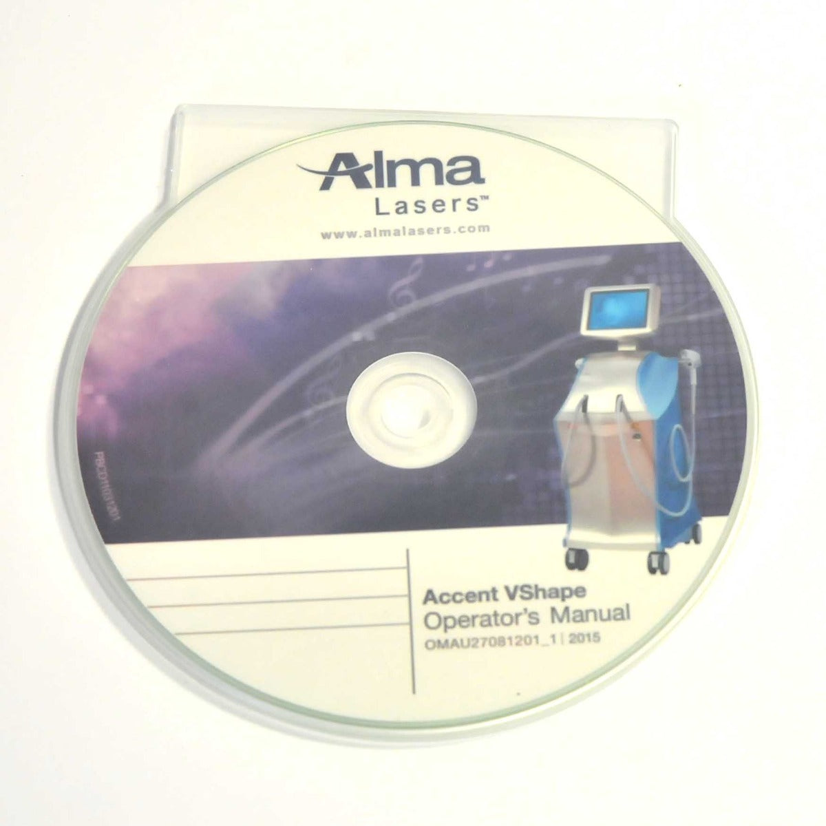 Alma Lasers Accent VShape Operator's Manual User Guide Training OMAU27081201_1