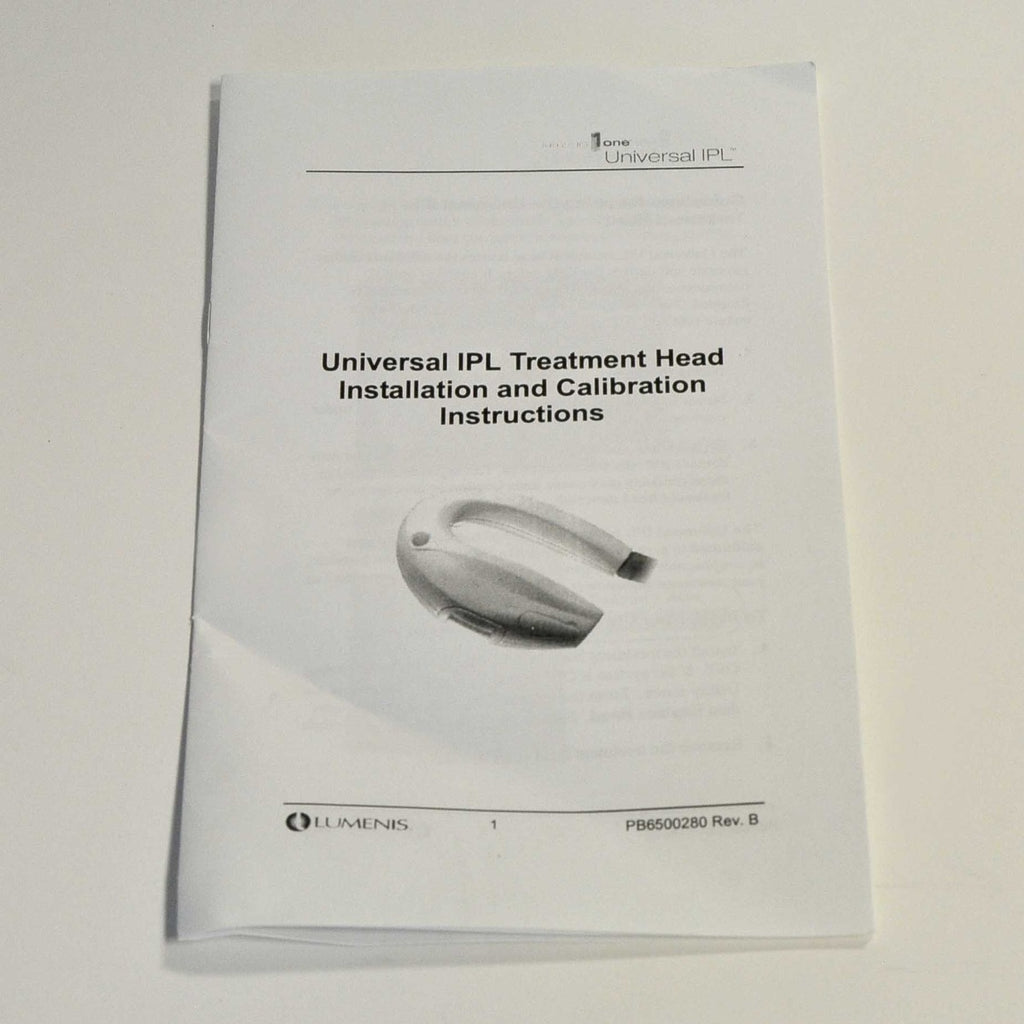 Lumenis LumeOne Universal IPL Treatment Head Installation Instructions PB6500280
