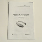 Lumenis Lume1 Universal IPL Treatment Head Installation Calibration Instructions