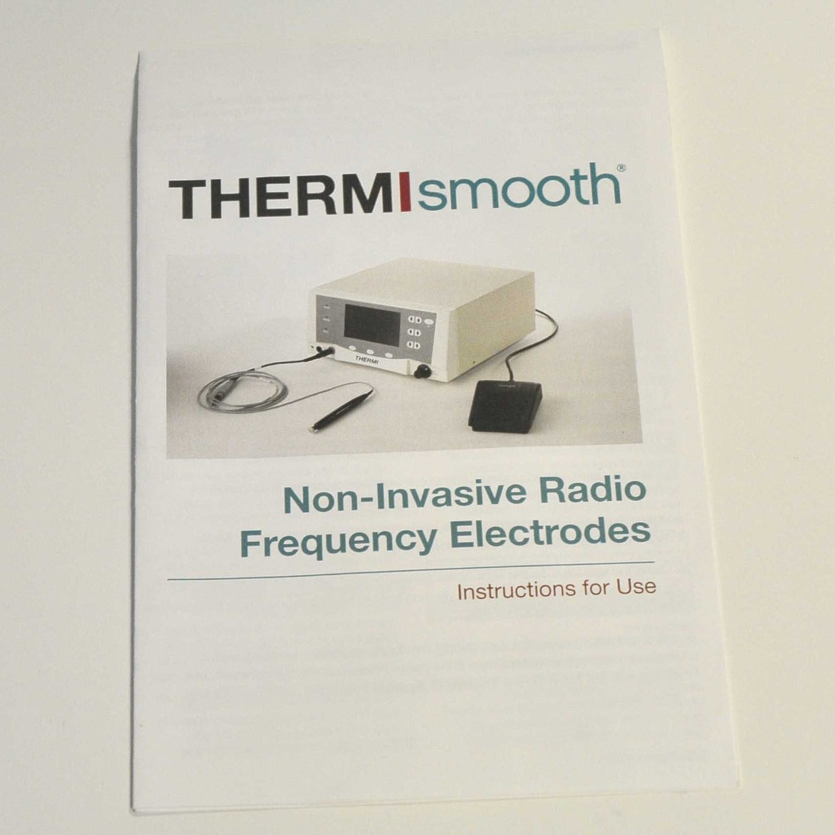Thermi Aesthetics THERMIsmooth Non Invasive Electrodes Instructions User Guide