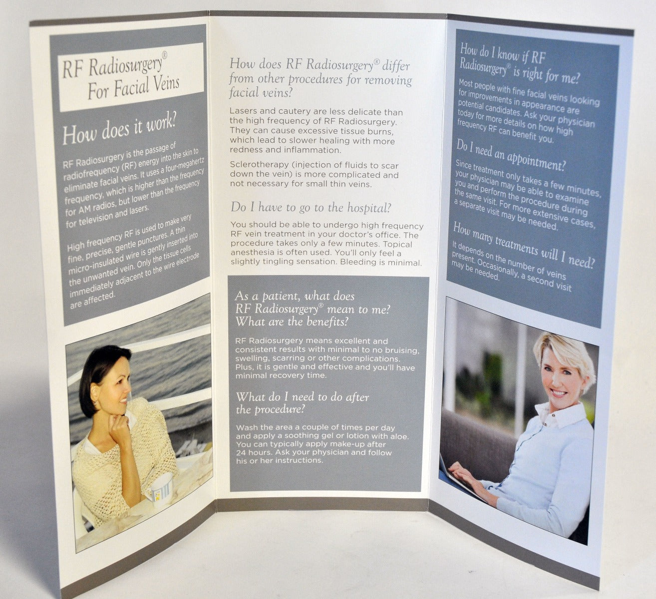 Cynosure Ellman RF Radiosurgery Office Marketing Brochure Unsightly Facial Veins