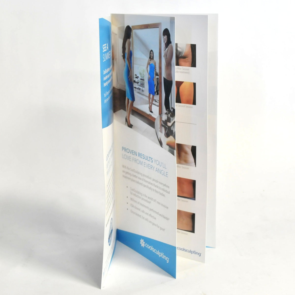 Zeltiq CoolSculpting FREEZE AWAY FAT Patient Body Contour Marketing Brochure x25