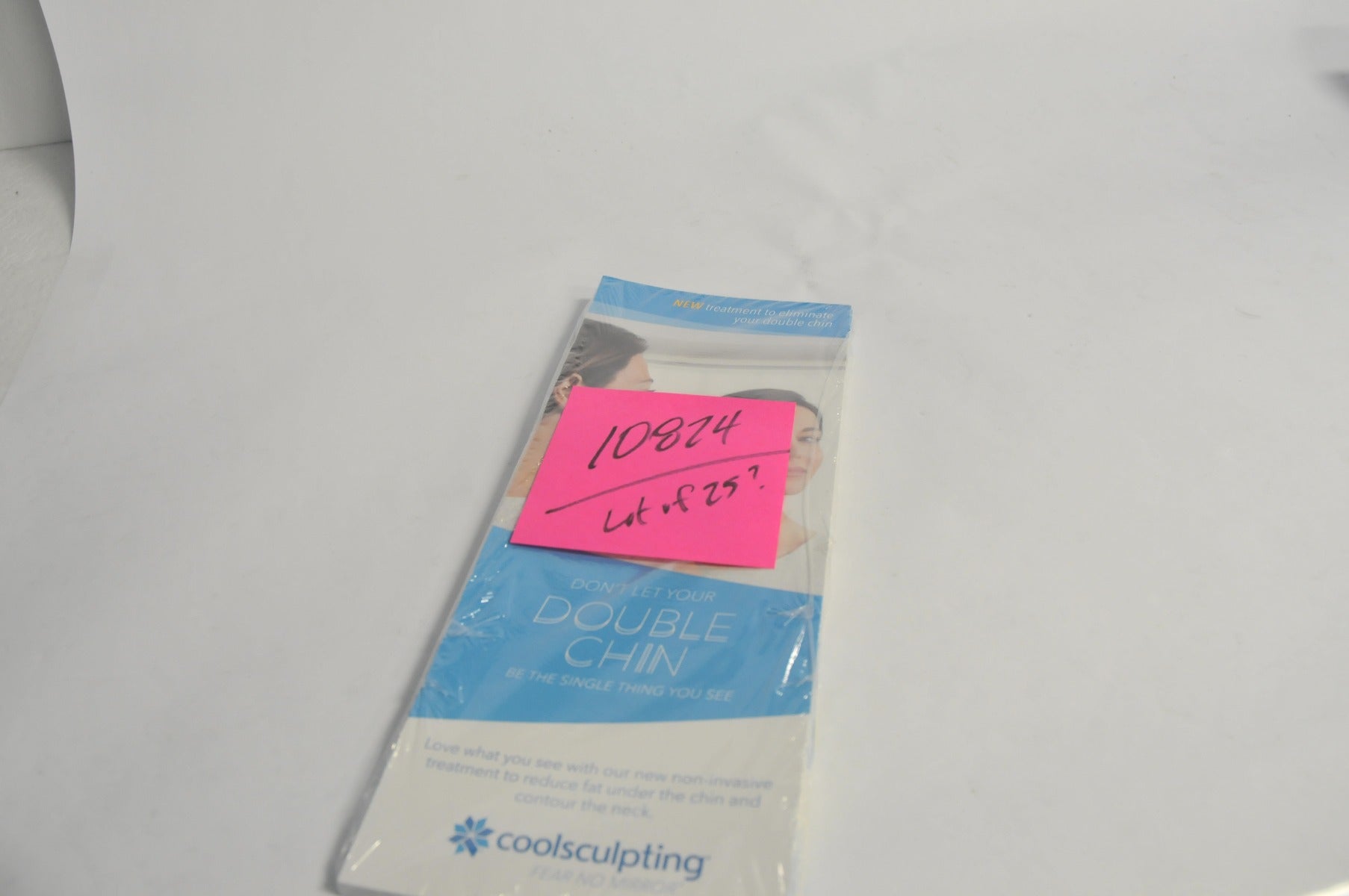 Zeltiq CoolSculpting Eliminate DOUBLE CHIN Treatment Patient Office Brochure New