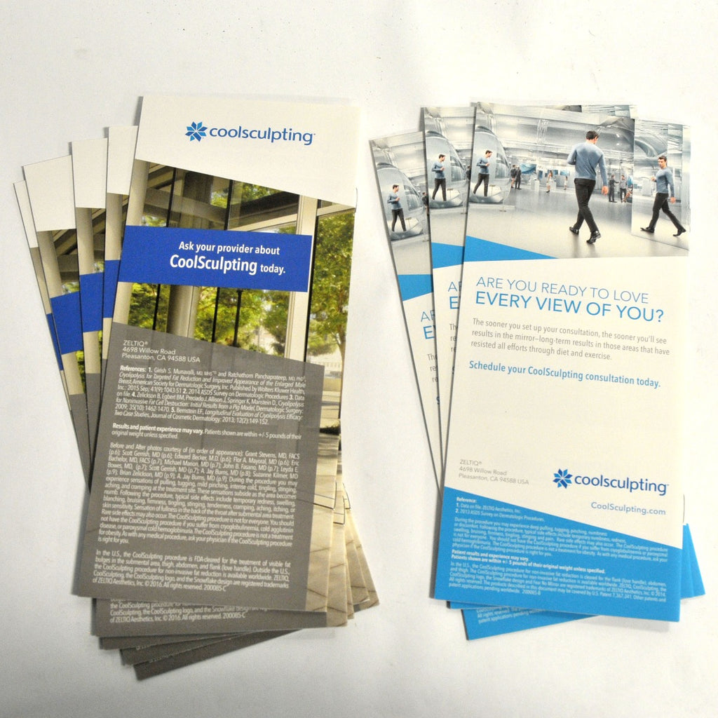 Zeltiq CoolSculpting FREEZE AWAY FAT ELIMINATE STUBBORN FAT Patient Brochure