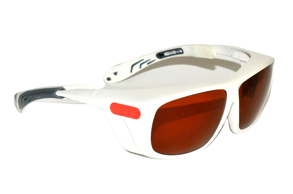 Laser Operator Safety Glasses Protective Eyewear 532 1064 Nd YAG Orange Tint