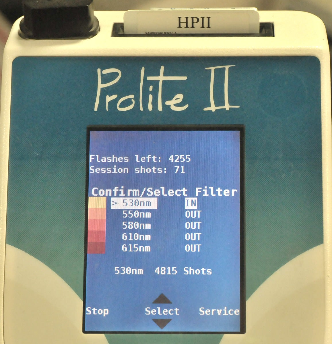 2005 ProLite II IPL Quantel Laser IPL Vascular Lesion PARTS UNIT ONLY AS-IS