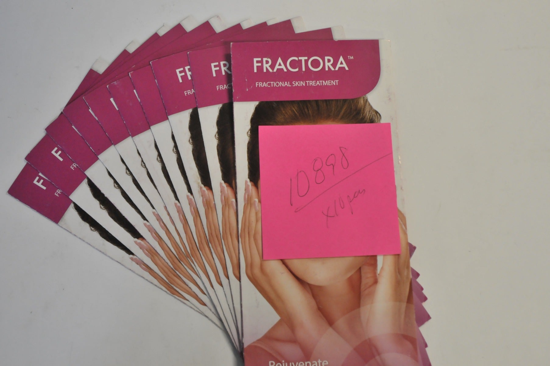 Inmode RF Fractora Marketing Office Brochures Fractional Skin Treatment Restore