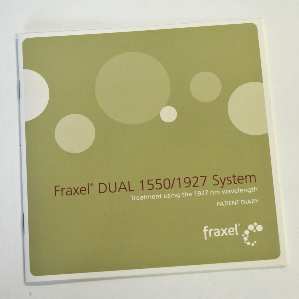 Solta Medical Fraxel DUAL 1550 1927 Patient Diary Before After Daily Photos Book