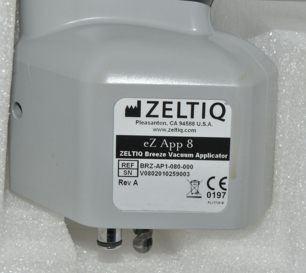 Zeltiq CoolSculpting EZ App 8 CoolMax Applicator BRZ-AP1-080-000 Handpiece 2010