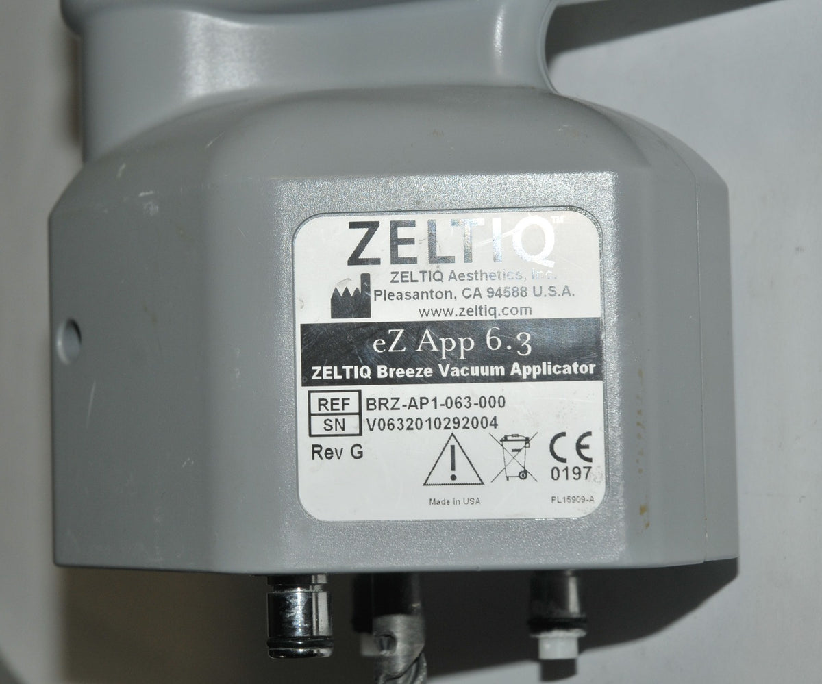Zeltiq CoolSculpting eZ App 6.3 CoolCore Applicator BRZ-AP1-063-000 2010 HP