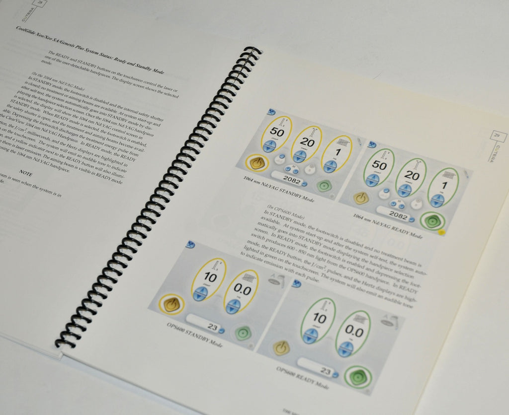 Cutera Xeo IPL Laser CoolGlide SA Genesis Plus Operator Training User Manual